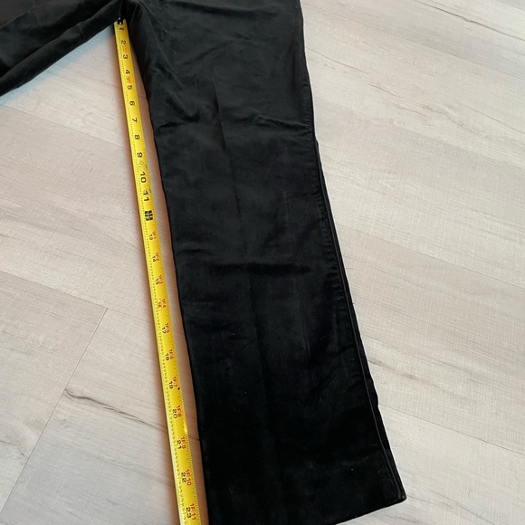 Ann Taylor Black Velvet Pant - Petit Devin Fit - Picture 4 of 6
